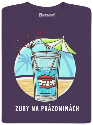 Zuby na prázdninách pánske tričko Urban Purple