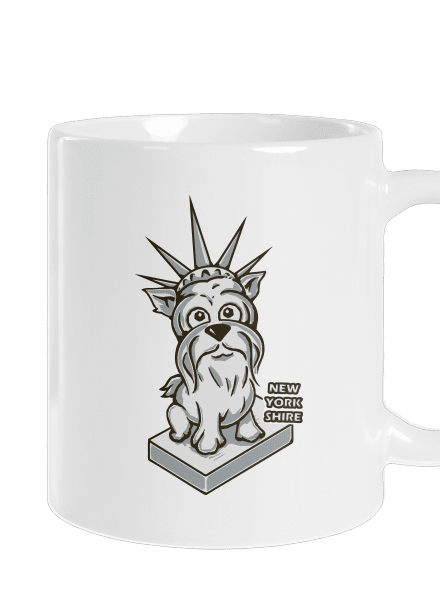 New Yorkshire klasický hrnček White