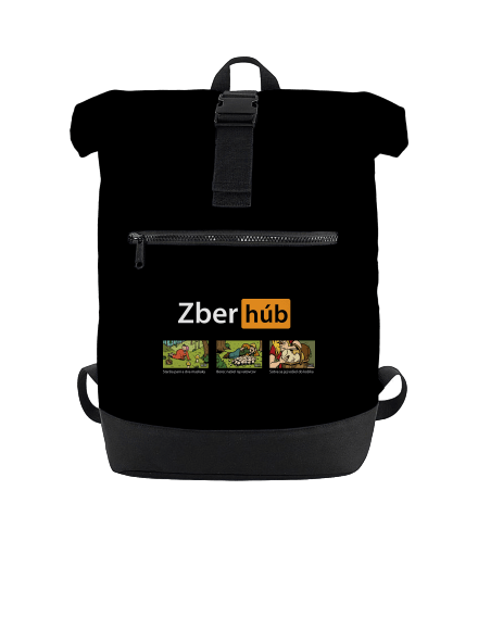 Zber húb batoh Black