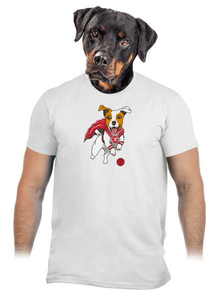 Jack Russell pánske tričko White
