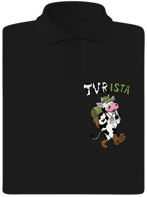 Tur na cestách pánska polokošeľa Black