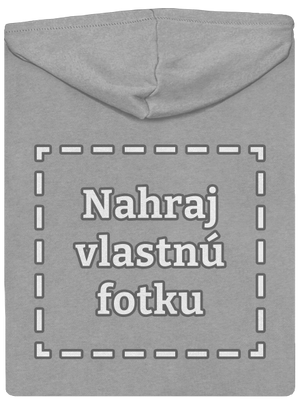 Vlastná potlač pánska mikina na zips Light Melange