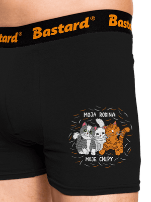 Moja rodina boxerky Black