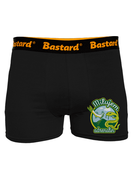 Milujem adrenalín boxerky Black
