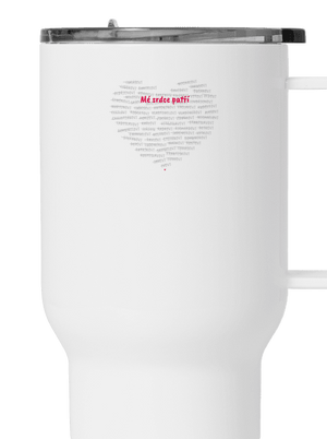 Moje srdce patrí termohrnček White