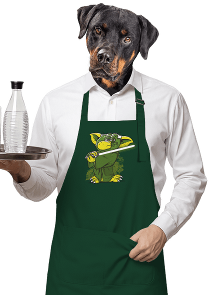 Yoda v rákosí zástera Bottle Green