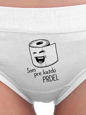 Prdel dámske nohavičky White