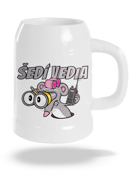 Šedí vedia - myš polliter White