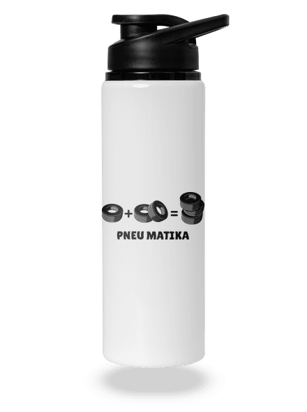 Pneu Matika flaša na vodu White