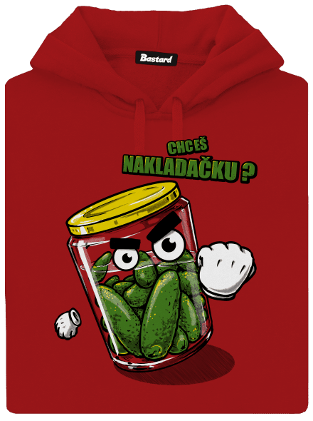 Nakladačka dámska mikina klokanka Red Mal
