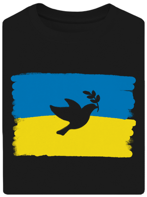 Ukrajina - Holubica unisex tričko oversized Black