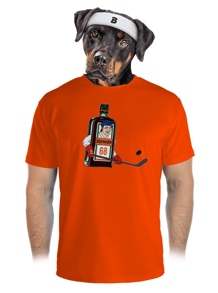 Jágrmeister pánske športové tričko Neon Orange
