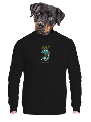 Kapor 11 unisex mikina bez kapucne Black