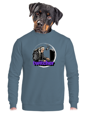 unisex mikina bez kapucne