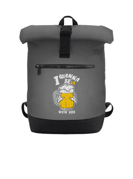 I wanna beer batoh Grey Marl