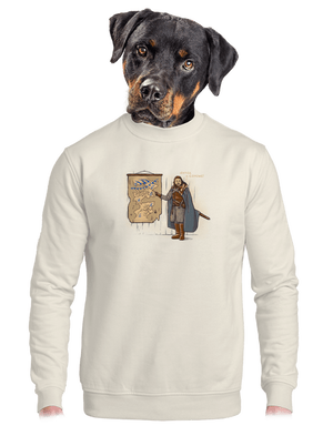 unisex mikina bez kapucne