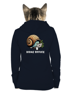 Slimákov home office dámska mikina na zips Navy Mal