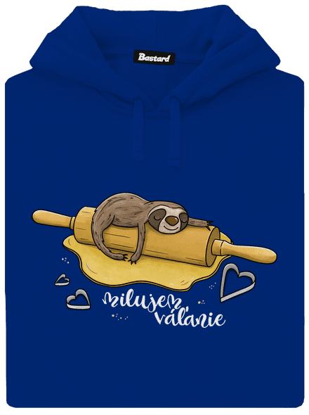 Milujem váľanie dámska mikina klokanka Royal Blue Mal