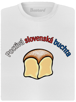 Poctivá buchta a klobása dámske športové tričko White