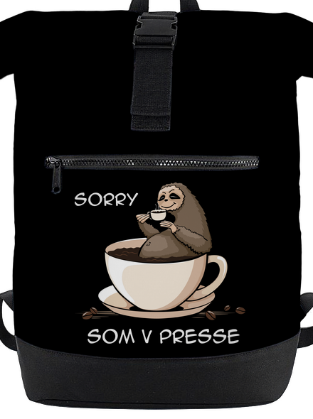 V presse batoh Black