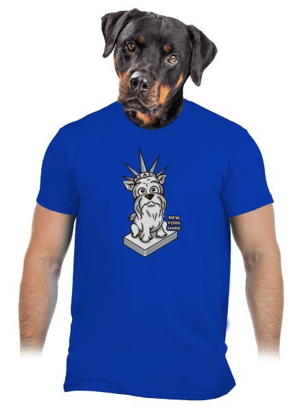 New Yorkshire pánske tričko Royal Blue