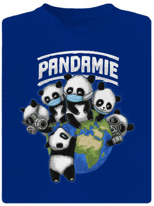 Pandamie pánske športové tričko Royal Blue Mal