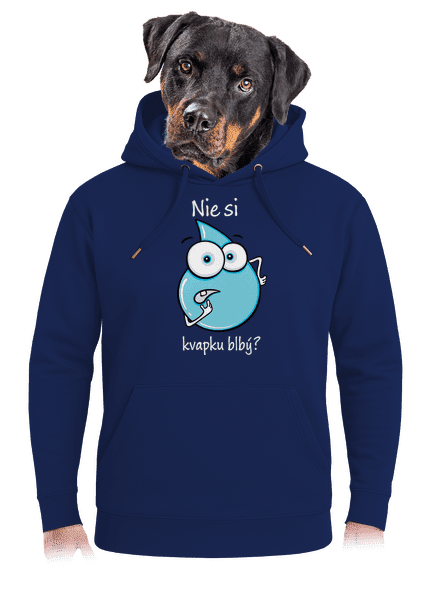 Nie si kvapku blbý unisex mikina premium Navy