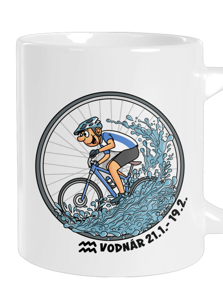 Cyklistický horoskop: Vodnár veľký hrnček White