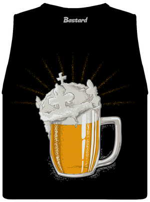 České zlato dámske tielko voľné Black