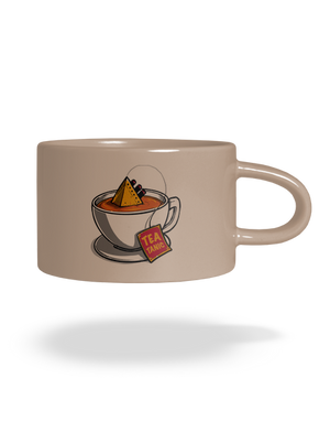 Teatanic hrnček makronka Brown Macaron