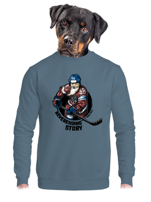 unisex mikina bez kapucne