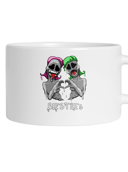 Besties hrnček makronka White