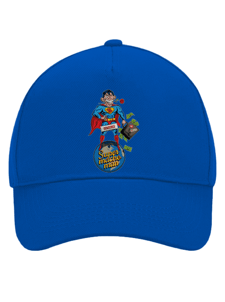 Supermachoman šiltovka baseballka Bright Royal