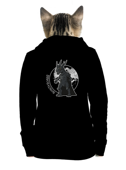 Dinosauron dámska mikina na zips Black