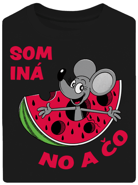Som iná unisex tričko oversized Black