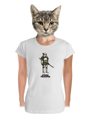 Strom trooper dámske tričko prémium White