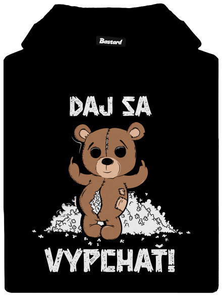 Jdi se vycpat dámska mikina klokanka Black