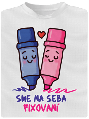 Sme fixovaní detské športové tričko White