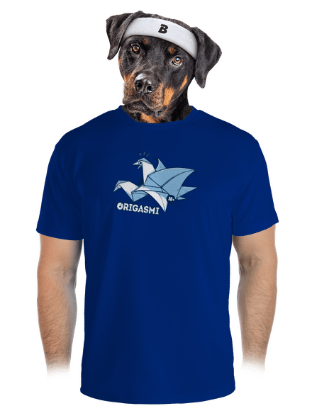 Origasmi pánske športové tričko Royal Blue Mal