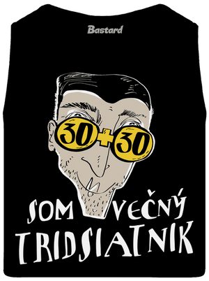 Večný tridsiatnik pánske tielko Black