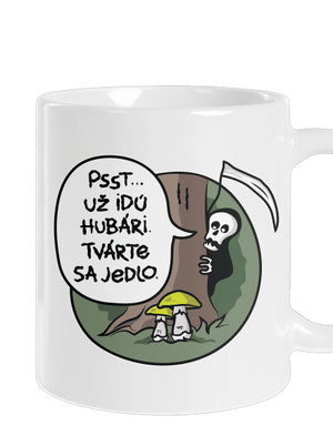 Muchotrávky zelené klasický hrnček White