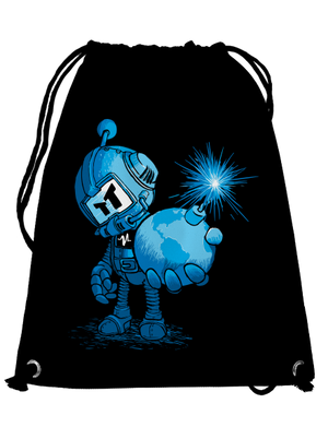 Časovaná bomba vak Black