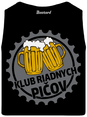 Klub riadnych pičov pánske tielko Black