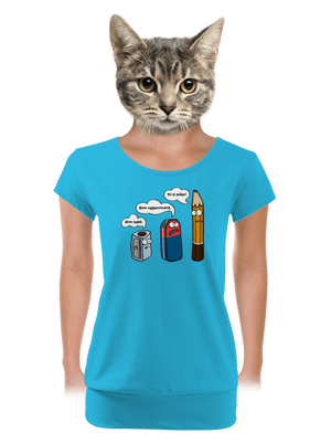 dámske tričko s lemom