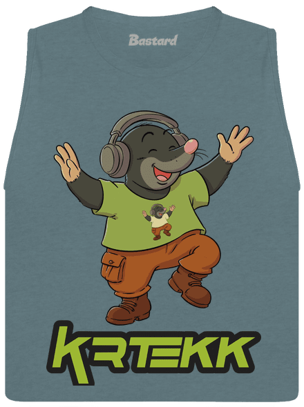 Krtekk dámske tielko voľné Heather Deep Teal