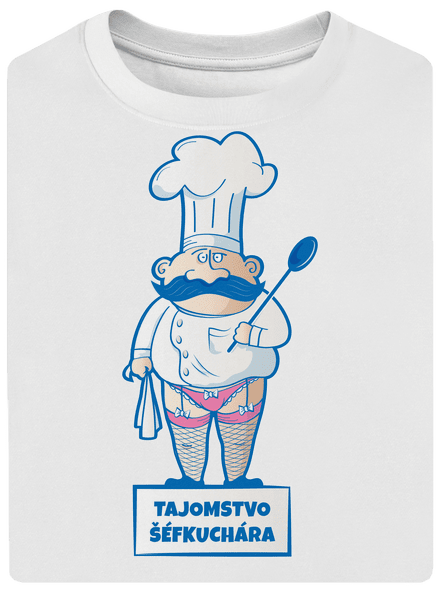 Tajomstvo šéfkuchára unisex tričko oversized White