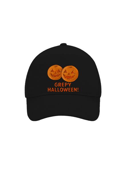 Grepy Halloween šiltovka baseballka Black