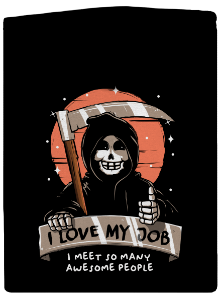 I love my job dámska mikina na zips Black