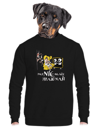 unisex mikina bez kapucne