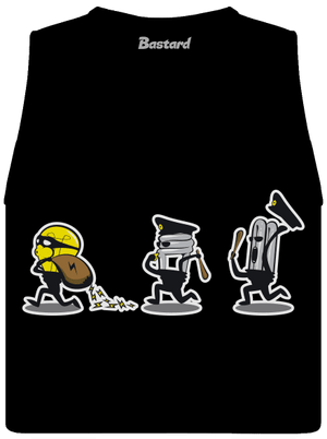 Zlodej elektřiny dámske tielko voľné Black